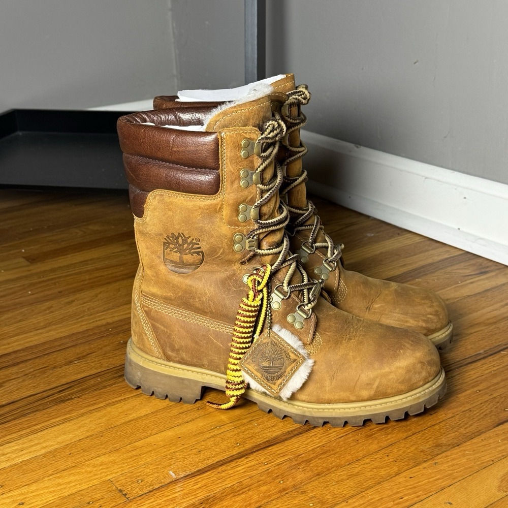 KITH Timberland Ronnie Fieg Rust Brown 40 Below Superboot 8 inch Men 10 A1Q9N